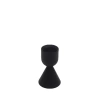 In-stock Nordic-style American candles, pure black candlestick base, three-piece set for model room decoration, small candlestick decorative ornaments Item Picture